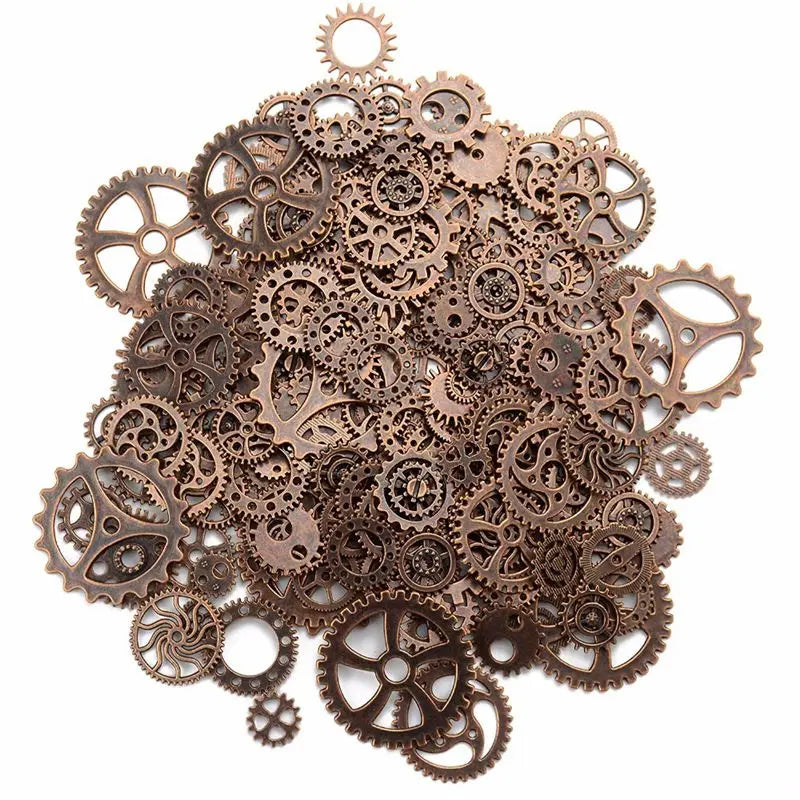 120g Mixed Gears Steampunk Charms Bracelet Accessories
