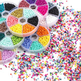 1900pcs 3mm Solid Paint Rice Bead Set DIY Bracelet Necklace Jewelry Accessories