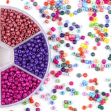1900pcs 3mm Solid Paint Rice Bead Set DIY Bracelet Necklace Jewelry Accessories