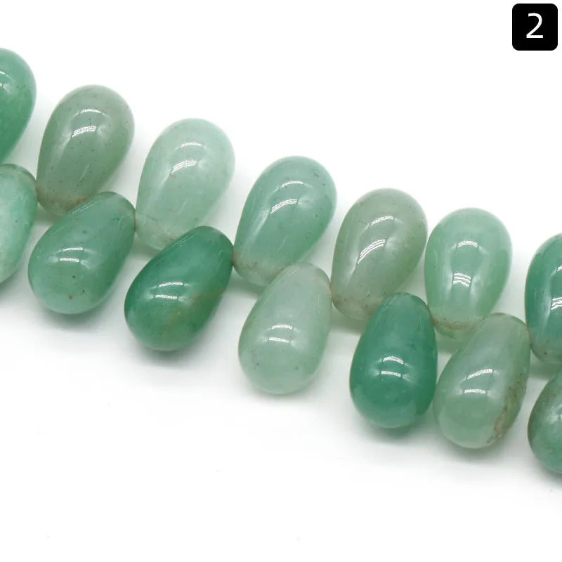 30pcs 10*16mm Water Drop Carnelian Pendants DIY Necklace Jewelry