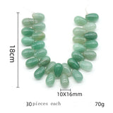 30pcs 10*16mm Water Drop Carnelian Pendants DIY Necklace Jewelry