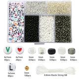 3500pcs Box Glass Rice Beads Letter Beads String Beads DIY Necklace Bracelet