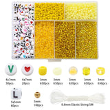 3500pcs Box Glass Rice Beads Letter Beads String Beads DIY Necklace Bracelet
