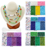3500pcs Box Glass Rice Beads Letter Beads String Beads DIY Necklace Bracelet