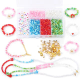 3500pcs Mixed Rice & Letter Beads Pearl Series Loose Beads DIY Jewelry