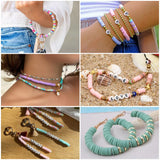 Polymer Clay Disc Beads Mix for Jewelry Making Kit