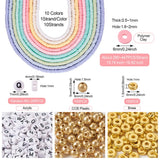 Polymer Clay Disc Beads Mix for Jewelry Making Kit