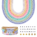 Polymer Clay Disc Beads Mix for Jewelry Making Kit