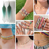 24 Grid Box Letter Glass Rice Beads for DIY Jewelry Making