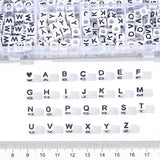 24 Grid Box Letter Glass Rice Beads for DIY Jewelry Making