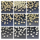 6mm Silver Four Leaf Clover Bead Spacer CCB Acrylic Beads