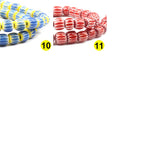 8mm Lampwork Glazed Glass Beads for Jewelry Making