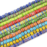 8mm Lampwork Glazed Glass Beads for Jewelry Making
