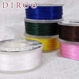 Flat Crystal Elastic Threads 0.8mm 500M Stretch Cord Beading String