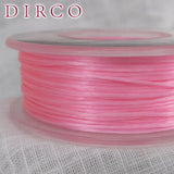 Flat Crystal Elastic Threads 0.8mm 500M Stretch Cord Beading String