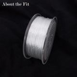 Flat Crystal Elastic Threads 0.8mm 500M Stretch Cord Beading String