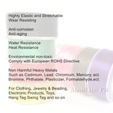 Fit 1.0mm 200M Crystal Elastic Stretch Strings Beading Cords
