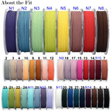 Fit 1mm 5M Milan Braided Silk-Like Cords DIY Jewelry Accessories