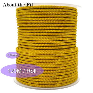 1.5mm Nylon Cord 100M Roll Jewelry Beading Bracelet Necklace Crafts Rope