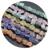 Natural Crystal Agates Amethysts Citrines Tourmaline Stone Beads 16''