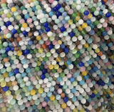 68pcs Colored CAT'S Eye Stone Loose Beads DIY Jewelry Accessories