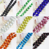 68pcs Colored CAT'S Eye Stone Loose Beads DIY Jewelry Accessories