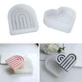 Abstract Architectural Resin Moulds Rainbow Arch Candle Mold