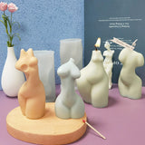 Human Women Body Candle Mold for DIY Crafts
