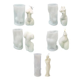 Abstract Human Women Body Candle Epoxy Resin Mold