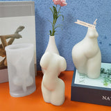 Abstract Human Women Body Candle Epoxy Resin Mold