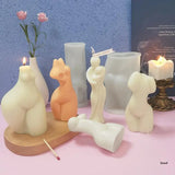 Human Women Body Candle UV Crystal Resin Mold
