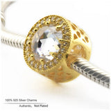 Abstract Silver Charm Shine Sterling Silver Jewelry