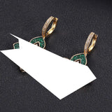 Geometric Flower Drop Earrings for Women Wedding Party