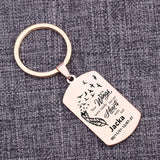 Remembrance Keychain Your Wings Were Ready My Heart Was Not Loss