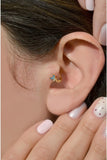 Blue Butterfly Tragus Piercing