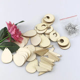 Wood Earring Pendant Set for DIY Gift
