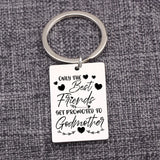 Godmother Gift Keychain Get PROMOTED To Godmother