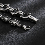 Punk Star Style Stainless Steel Bracelet for Men