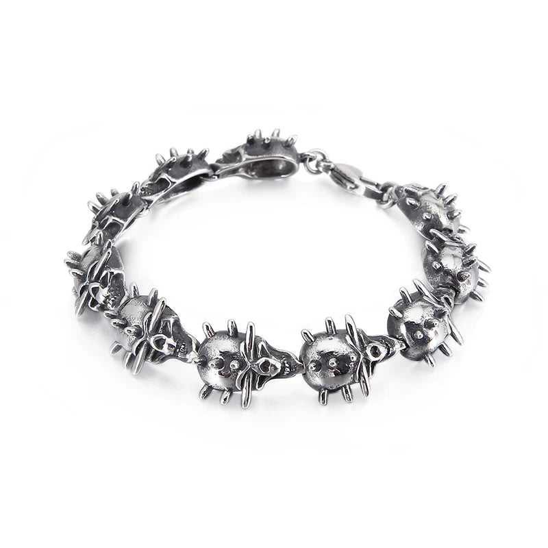 Punk Star Style Stainless Steel Bracelet for Men