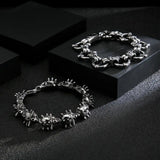 Punk Star Style Stainless Steel Bracelet for Men