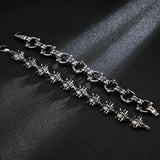 Punk Star Style Stainless Steel Bracelet for Men