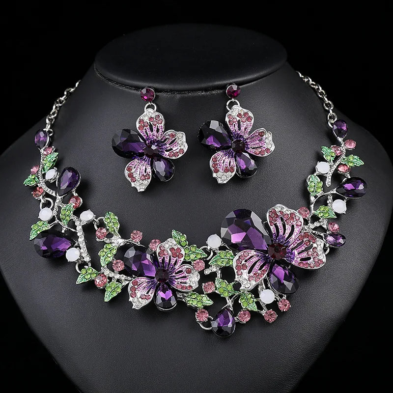 Crystal Necklace Set for Women