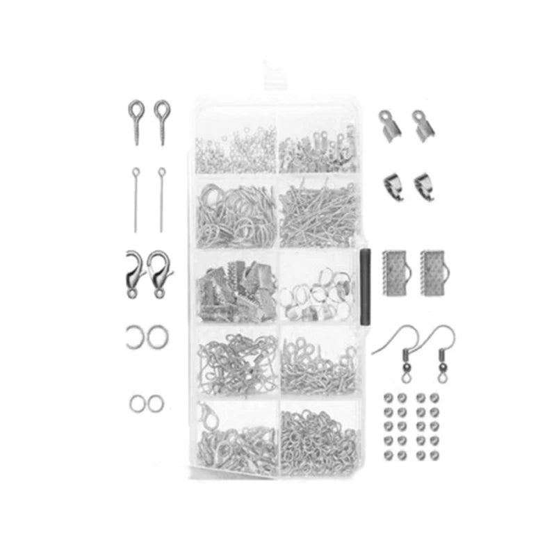 Jewelry Making Supplies Set Lobster Clasp Jump Rings