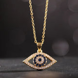 Zircon Eye Pendant Demon Eye Necklace Female Niche High-grade Sense Pendant