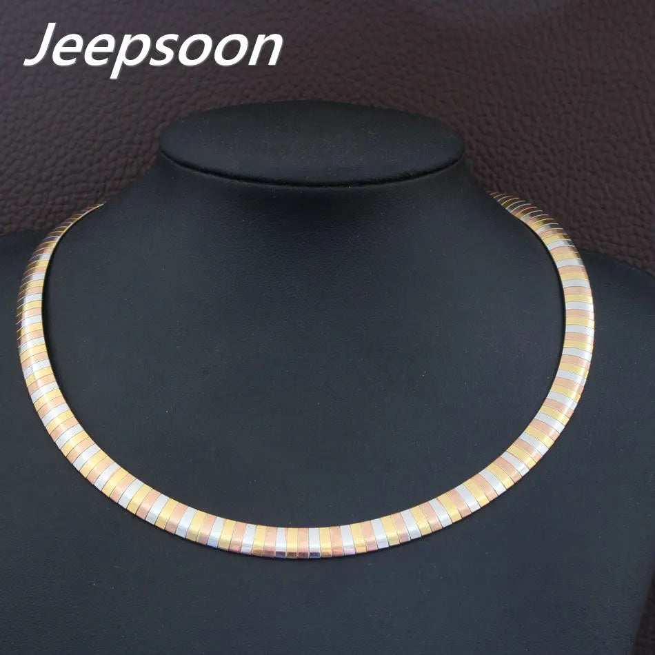 Romantic Plated Torques Necklaces for Women
