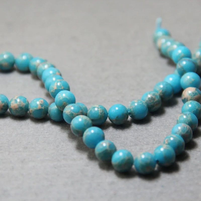 8mm Multicolor Chalcedony Beads 15" DIY Stone Ball Jewelry Making Gift