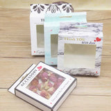 Marbling Thank You Wedding Party Candy Window Box 20/50pcs