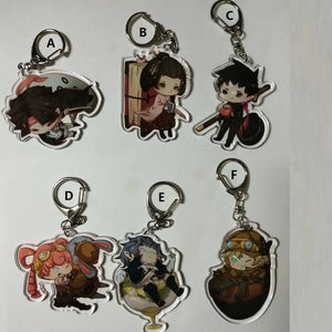 Ace Attorney Asougi Kazuma Acrylic Keychain Keyring Strap