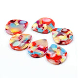 Acetate Acrylic Earrings Charms,Tortoise Shell Bead,Earring Finding Blank