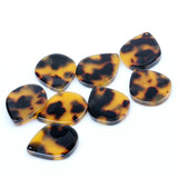 Acetate Acrylic Earrings Charms,Tortoise Shell Bead,Earring Finding Blank